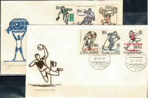 FDC SPORT CZECHOSŁOWACJA MI.1377-1382