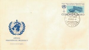 FDC WHO CZECHOSŁOWACJA MI.1616