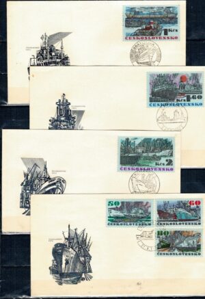 FDC MARYNISTYKA CZECHOSŁOWACJA MI.2091-2096