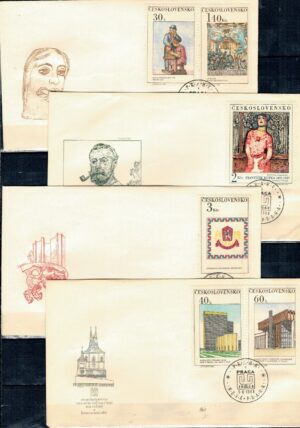 FDC WYSTAWA FILATELISTYCZNA CZECHOSŁOWACJA MI.1792-1797