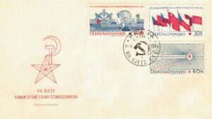 FDC KONGRES CZECHOSŁOWACJA MI.1626-1628