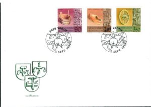 FDC RZEMIOSŁO LIECHTENSTEIN MI.1180-1182