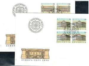 FDC EUROPA CEPT SZWAJCARIA MI.1415-1416