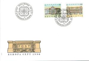 FDC EUROPA CEPT SZWAJCARIA MI.1415-1416