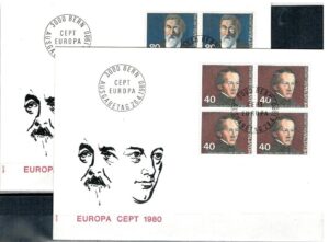 FDC EUROPA CEPT SZWAJCARIA MI.1174-1175