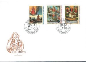 FDC MALARSTWO LIECHTENSTEIN MI.1271-1273