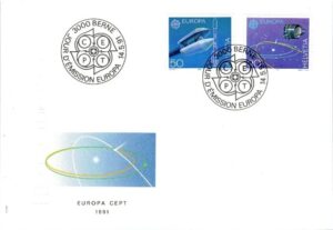 FDC EUROPA CEPT SZWAJCARIA MI.1444-1445