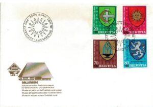 FDC HERBY SZWAJCARIA MI.1187-1190