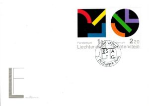 FDC SZTUKA LIECHTENSTEIN MI.1281-1282