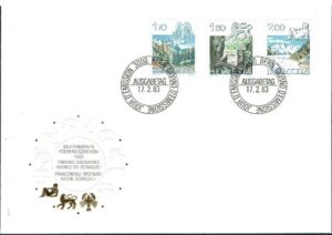 FDC ZNAKI ZODIAKU SZWAJCARIA MI.1242-1244