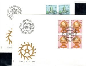 FDC EUROPA CEPT SZWAJCARIA MI.1249-1250