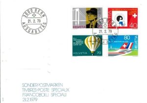 FDC ROCZNICA SZWAJCARIA MI.1150-1153