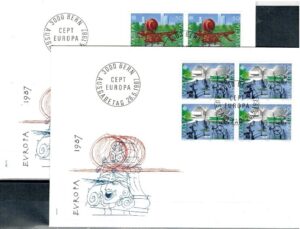 FDC EUROPA CEPT SZWAJCARIA MI.1349-1350