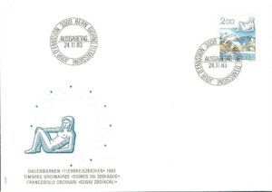 FDC ZNAKI ZODIAKU SZWAJCARIA MI.1264
