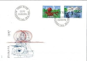 FDC EUROPA CEPT SZWAJCARIA MI.1349-1350