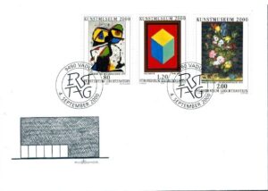 FDC SZTUKA LIECHTENSTEIN MI.1245-1247
