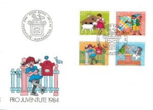 FDC DZIEŃ DZIECKA SZWAJCARIA MI.1284-1287