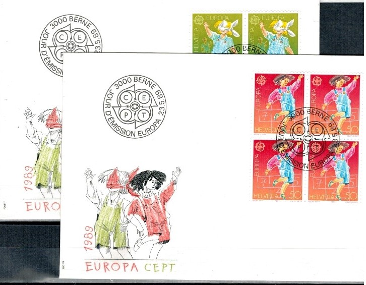 FDC EUROPA CEPT SZWAJCARIA MI.1391-1392