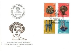 FDC SZTUKA SZWAJCARIA MI.1053-1056