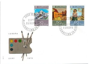 FDC EUROPA CEPT SZWAJCARIA MI.1050-1053 NR2