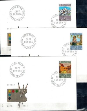 FDC EUROPA CEPT SZWAJCARIA MI.1050-1053 NR1