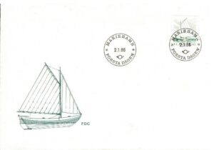 FDC ŻAGLÓWKA  ALAND MI.14