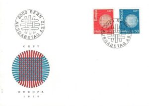 FDC EUROPA CEPT SZWAJCARIA MI.923-924 NR2