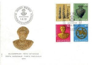 FDC SZTUKA SZWAJCARIA MI.971-974