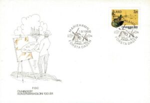 FDC MALARSTWO ALAND MI.19