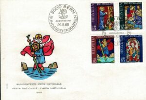 FDC SZTUKA SZWAJCARIA MI.902-905