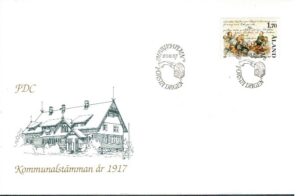 FDC ROCZNICA ALAND MI.25