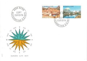 FDC EUROPA CEPT SZWAJCARIA MI.1094-1095 NR1