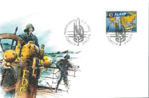 FDC MARYNISTYKA ALAND MI.55