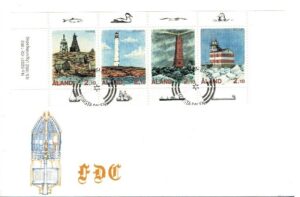 FDC LATARNIE MORSKIE ALAND MI.57-60