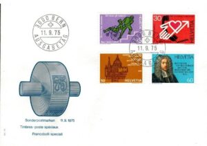 FDC ROCZNICE SZWAJCARIA MI.1058-1061