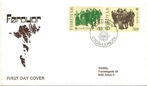 FDC SŁANIA WYSPY OWCZE MI.63-64