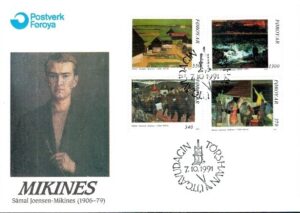 FDC MALARSTWO WYSPY OWCZE MI.223-226