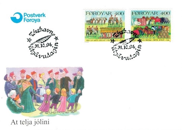 FDC BOŻE NARODZENIE WYSPY OWCZE MI.270-271