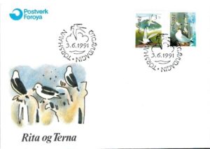 FDC PTAKI WYSPY OWCZE MI.221-222