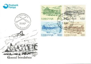 FDC SŁANIA WYSPY OWCZE MI.145-148