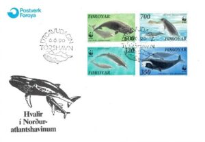 FDC WIELORYBY WYSPY OWCZE MI.203-206