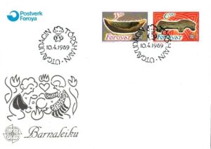 FDC EUROPA CEPT WYSPY OWCZE MI.184-185