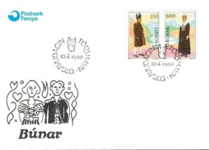 FDC SŁANIA WYSPY OWCZE MI.182-183