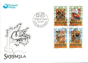 FDC BAJKI I BAŚNIE WYSPY OWCZE MI.130-133