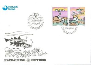 FDC EUROPA CEPT WYSPY OWCZE MI.134-135