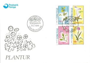 FDC KWIATY WYSPY OWCZE MI.162-165