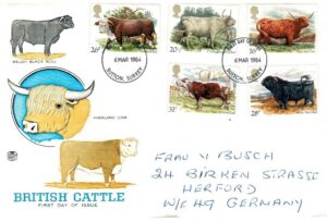 FDC KROWY ANGLIA MI.979-983