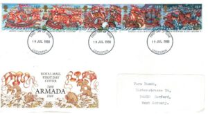 FDC MARYNISTYKA ANGLIA MI.1155-1159