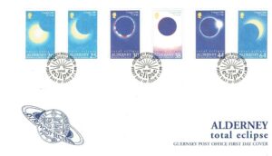 FDC ZAĆMIENIE ALDERNEY MI.131-136 NR1