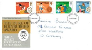 FDC ROCZNICA ANGLIA MI.886-889 NR2